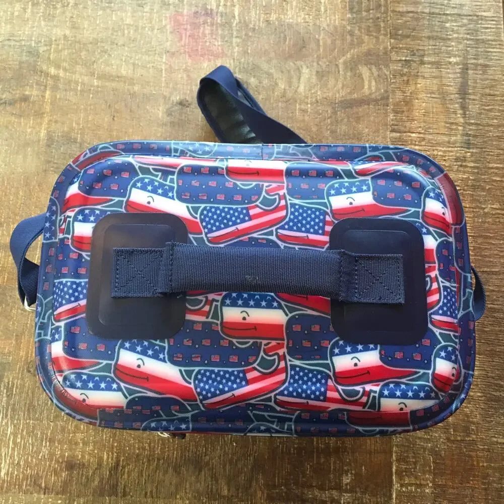 Vineyard Vines Target 12 Can Cooler Whaley USA America Flag Patriotic Summer